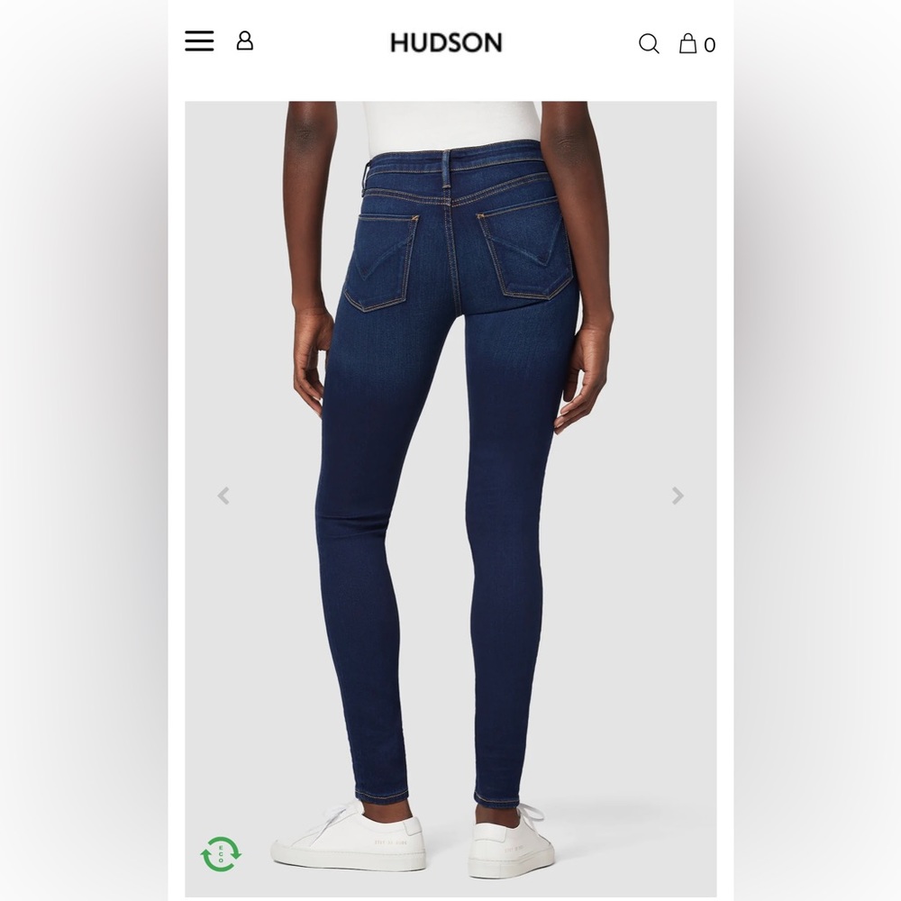 Hudson Krista Super Skinny Low Rise Jeans